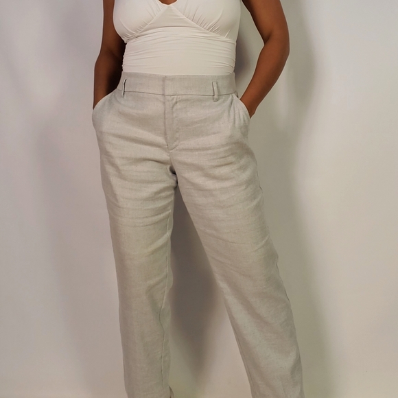 LOFT Linen Pants - Picture 3 of 4
